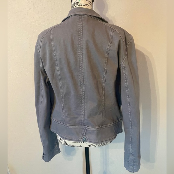 White House Black Market Gray Jacket 14 - Picture 2 of 6